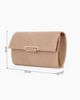 Immagine di MISS GLOBO - Pochette tracolla beige effetto scamosciato