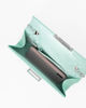 Immagine di MISS GLOBO - Pochette tracolla color acqua effetto scamosciato