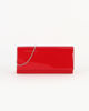 Immagine di MISS GLOBO - Pochette rossa in vernice con patta