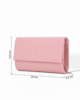 Immagine di MISS GLOBO - Pochette rosa con dettaglio cucitura sulla patta