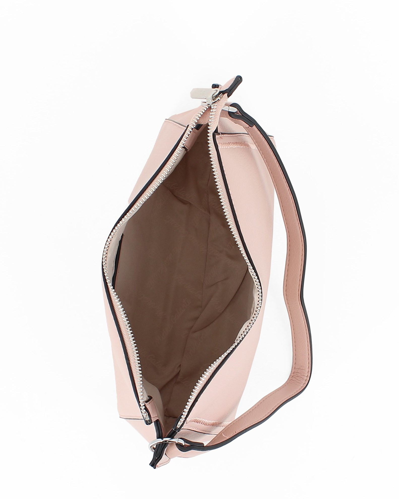 Borsa hobo Nolita piccola in pelle martellata in NERO - Promozione
