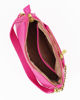 Immagine di ENRICO COVERI - BORSA FUXIA A SPALLA CON POUCH RIMOVIBILE