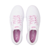 Immagine di PUMA - Sneakers da donna bianca e rosa con suola in memory foam - CARINA LOGOMANIA