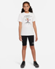 Immagine di NIKE - T shirt da bambino bianca in cotone con stampa frotale e posteriore