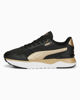 Immagine di PUMA - Sneakers da donna nera e oro laminato con suola in memory foam - R78 VOYAGE SPACE METALLICS