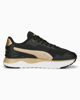 Immagine di PUMA - Sneakers da donna nera e oro laminato con suola in memory foam - R78 VOYAGE SPACE METALLICS