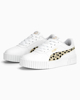 Immagine di PUMA - Sneakers da bambina bianca con logo leopardato e soletta in memory foam, numerata 28/35 - CARINA 2.0 ANIMAL PS