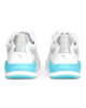 Immagine di PUMA - Sneakers bianca e azzurra con logo metallizzato e strappo, numerata 28/35 - X RAY SPEED LITE MERMAID PS