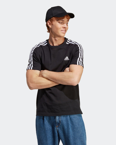 Immagine di ADIDAS - T-SHIRT ESSENTIALS SINGLE JERSEY 3-STRIPES - IC9334