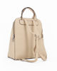 Immagine di SERGIO TACCHINI - Zaino beige con spalline regolabili e due tasche frontali