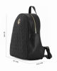 Immagine di CORTINA POLO STYLE - Zaino nero con ricami frontali e spalline regolabili
