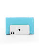 Immagine di MISS GLOBO - Pochette azzurra in vernice con patta e chiusura a girello