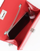Immagine di MISS GLOBO - Pochette rossa in vernice con patta e chiusura a girello