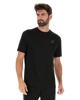 Immagine di LOTTO - T shirt sportiva da uomo nera in tessuto traspirante