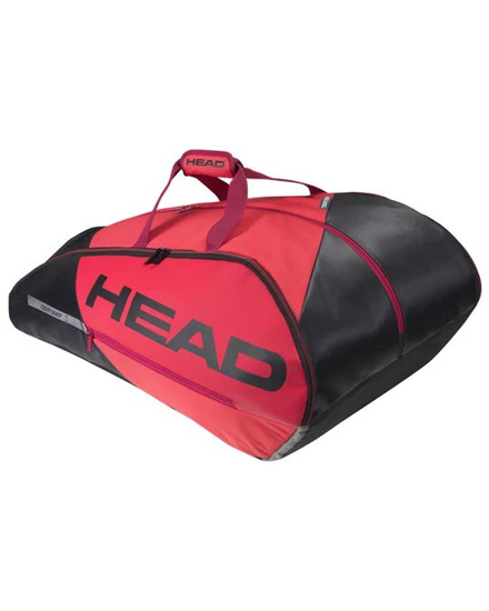 Immagine di HEAD - Borsone da tennis rosso e nero 12 racchette con doppio sistema di trasporto e scomparto con controllo del clima