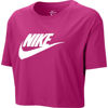 Immagine di NIKE - T shirt da donna fuchsia loose fit con logo bianco