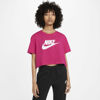 Immagine di NIKE - T shirt da donna fuchsia loose fit con logo bianco