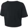 Immagine di NIKE - T shirt da donna nera loose fit con logo bianco