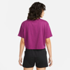 Immagine di NIKE - T shirt da donna viola loose fit con logo bianco