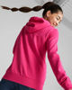 Immagine di PUMA - Felpa da donna fuchsia con logo bianco e cappuccio