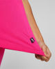 Immagine di PUMA - T shirt girocollo da donna fuchsia in cotone con logo bianco