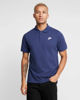 Immagine di NIKE - Polo da uomo blu con logo bianco