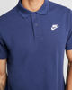 Immagine di NIKE - Polo da uomo blu con logo bianco