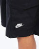 Immagine di NIKE - Pantaloncini cargo da uomo neri con logo bianco