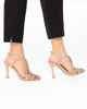 Immagine di MISS GLOBO COUTURE - Sandalo nude in vernice con sottopiede in VERA PELLE e punta a gabbia, tacco 9cm