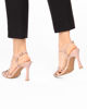 Immagine di MISS GLOBO COUTURE - Sandalo nude in vernice con sottopiede in VERA PELLE e punta a gabbia, tacco 9cm