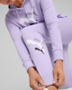 Immagine di PUMA - Pantalone da donna violet con logo bianco