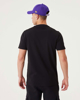 Immagine di NEW ERA - T shirt da uomo nera in cotone con logo Los Angeles Lakers