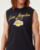 Immagine di NEW ERA - Canotta nera da uomo in cotone con logo Los Angeles Lakers