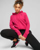 Immagine di PUMA - Tuta completa da donna fuchsia e nera con cappuccio e zip frontale