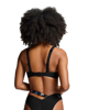 Immagine di PUMA - Top bikini imbottito nero con logo bianco