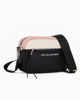 Immagine di DAVID JONES - Borsa nera e rosa con tracolla rimovibile