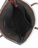 Immagine di DAVID JONES - Borsa con fantasia a righe colorate in paglia