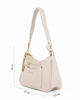 Immagine di ENRICO COVERI - Borsa beige a spalla con pouch rimovibile