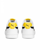 Immagine di PUMA - Sneakers bianca e nera con logo giallo, numerata 36/39 - CAVEN JR