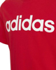 Immagine di ADIDAS - T shirt girocollo da bambino rossa in cotone con logo bianco