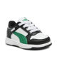 Immagine di PUMA - Sneakers da bambino nera e bianca con logo verde, numerata 20/27 - REBOUND JOY LO AC INF