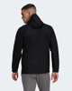 Immagine di ADIDAS - Giubbino nero da uomo con cappuccio e zip frontale