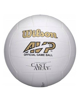 Immagine di WILSON - Mini pallone da pallavvolo bianco con logo oro e stampa rossa - CAST AWAY