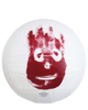 Immagine di WILSON - Mini pallone da pallavvolo bianco con logo oro e stampa rossa - CAST AWAY