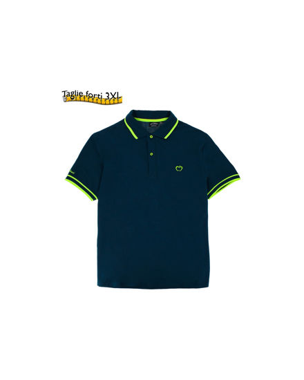 Immagine di B&A - OVER UOMO POLO MEZZA MANICA BORDINO
