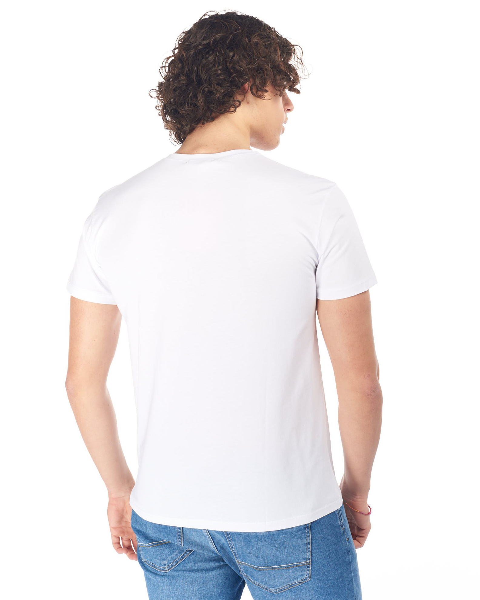 Gildan Maglietta Uomo Ultra Cotton - Azalea/Bianco, Taglia M - 100% Cotone