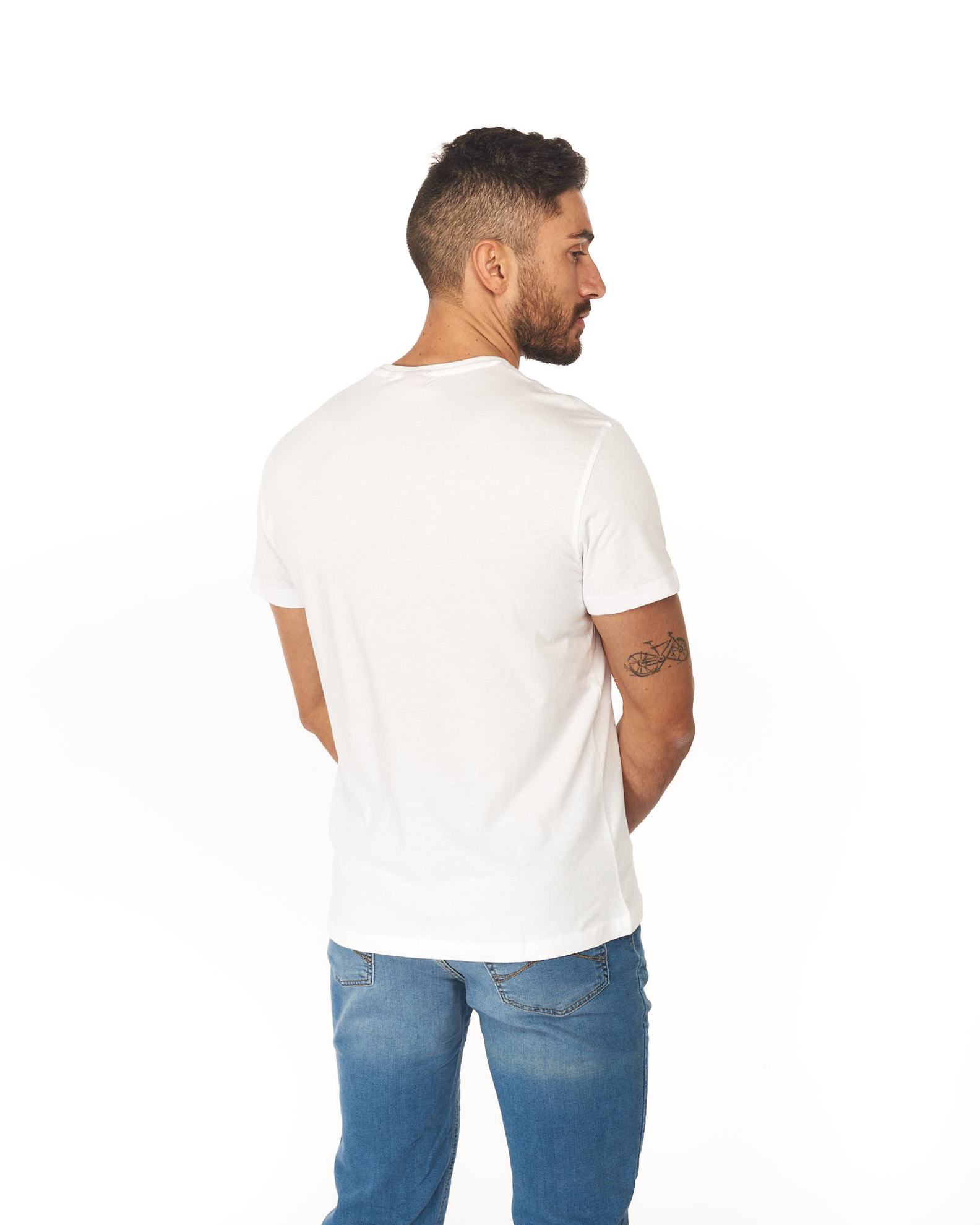 Rifle Bianco Cotton Uomo T-Shirt main image 1
