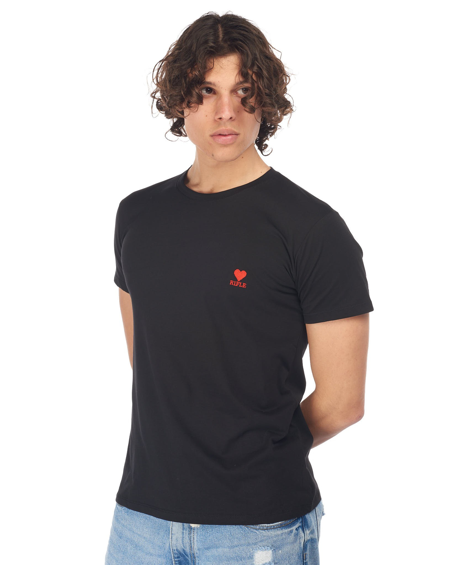 County of Milan T-shirt manica corta con stampa snake nero