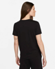 Immagine di NIKE - T shirt girocollo da donna bianca con logo nero