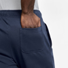 Immagine di NIKE - Pantalone tuta da uomo blu in cotone con logo bianco